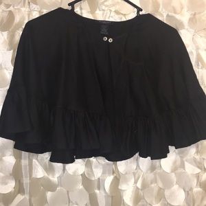 Authentic Burberry Black Capelet